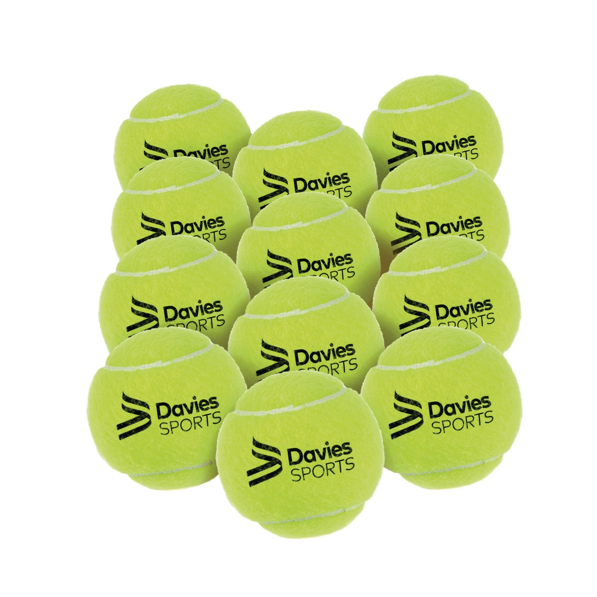 Davies Sports Practice Tennis Balls - Pack of 12